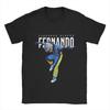 2026 Neues Fernando Alonso T-Shirt Strandtanz Baumwoll-T-Shirts für Herren Trendiges T-Shirt mit individuellem Logo Kurzarm Vintage Kleidung