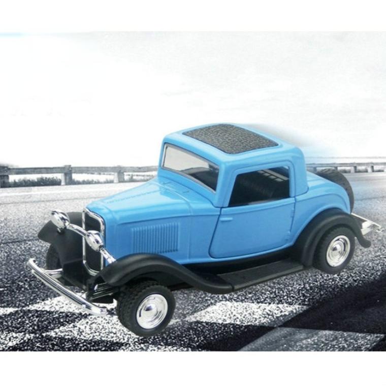 1:32 Alloy Pull Back Simulation Retro Classic Double Open Door Car Ford Alloy Car Toy Gifts Model