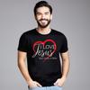 Combed Cotton Print Tops Tees Family Short Sleeve Unisexs T Shirt I Love Jesus But I Slogan Thanksgiving Day Tops Shirt Oneck