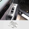 Silver Steel Window Lock Lift Panel Frame 4pcs For Toyota Highlander 2020-2023