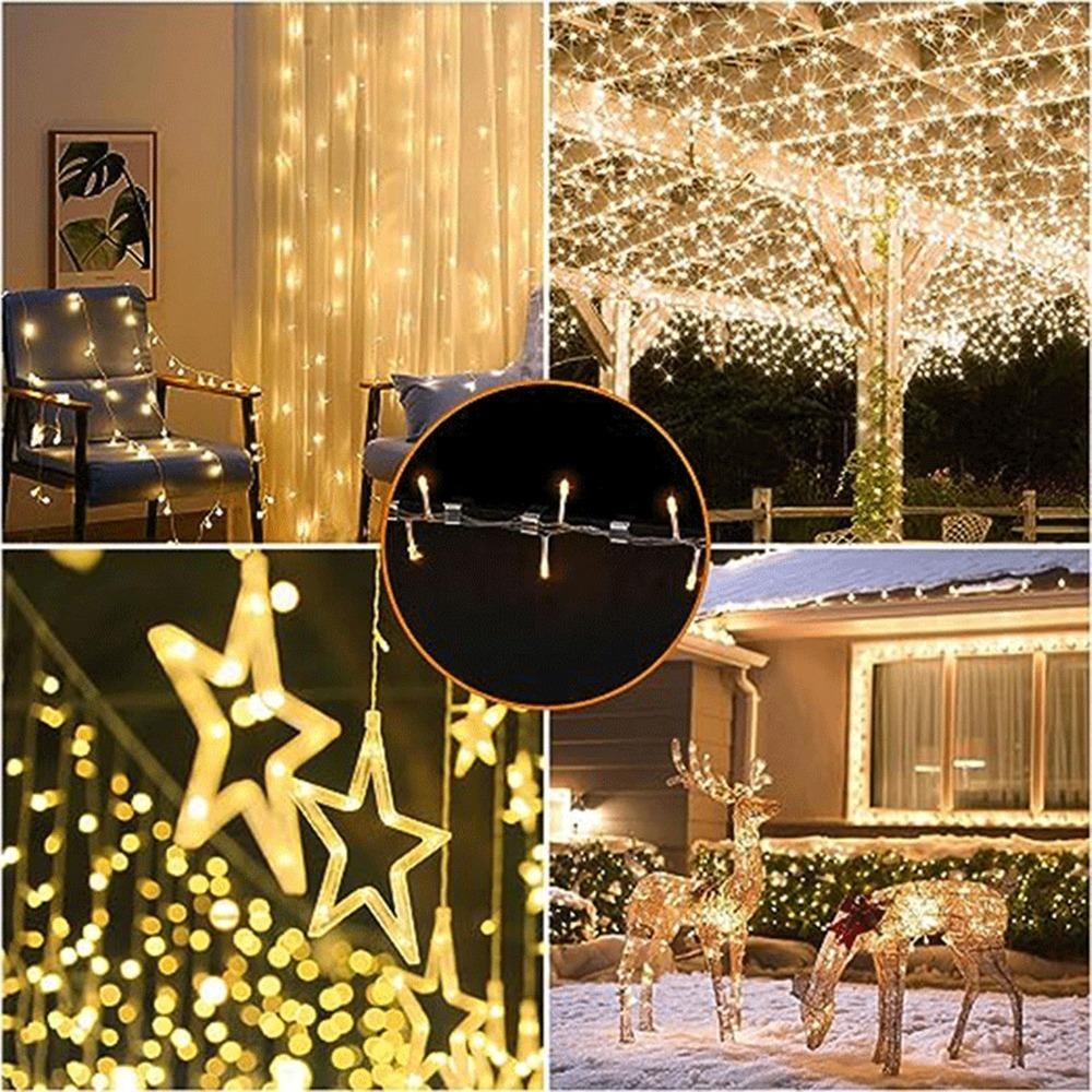 50pcs Stainless Steel Christmas Light Clips Outdoor Light Clips Outdoor Christmas Decor
