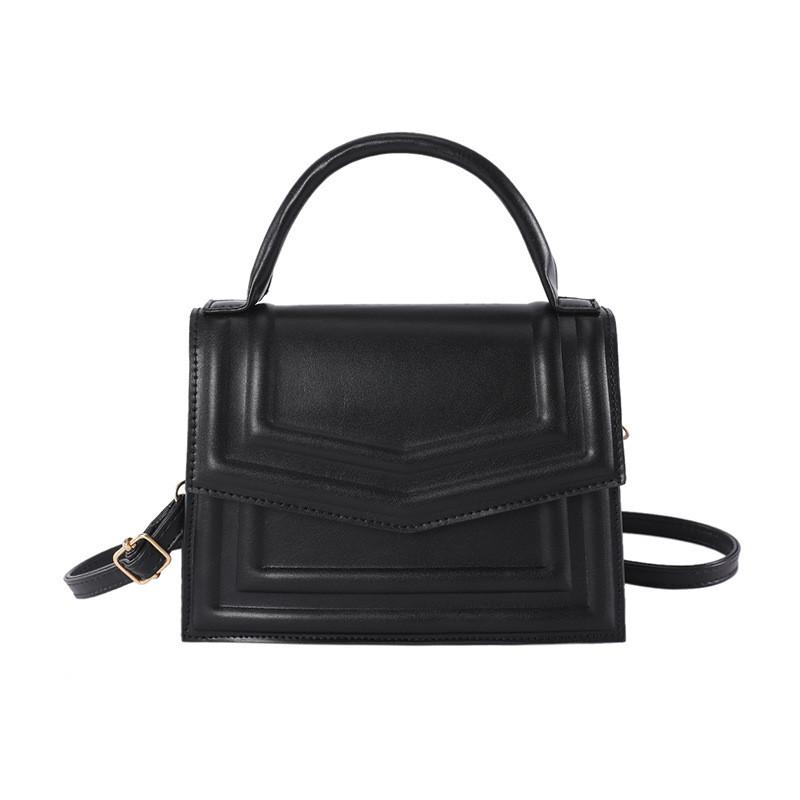 Trendy Pu Leather Small Square Crossbody Bag With Magnetic Closure For Everyday Use
