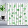 Leaves Shower Curtain Watercolor Tree Branch Leaf Vine Plant Bath Curtain Modern Fabric Nordic Bathroom Decor