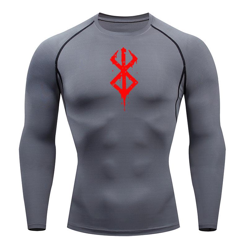 2025 Men's Quick-Dry Running T-Shirt: Breathable, Sweat-Wicking, Tight-Fit Gym Base Layer