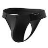 Casey Kevin Sexy 3D Size L Men's Low-Rise T-Back G-String Underwear, Underpants, Molded, Black, (CK4027 C1)
