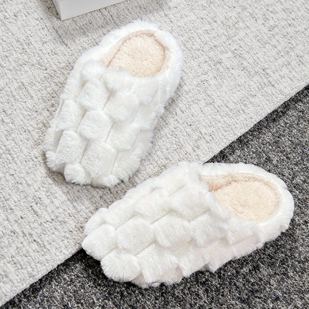 

Мода Мода Толстая подошва Женская обувь Зима Новая Обувь на плоской подошве Простые Универсальные Женские тапочки Комфорт Противоскользящая Женская хлопковая обувь 40-41 бежевый