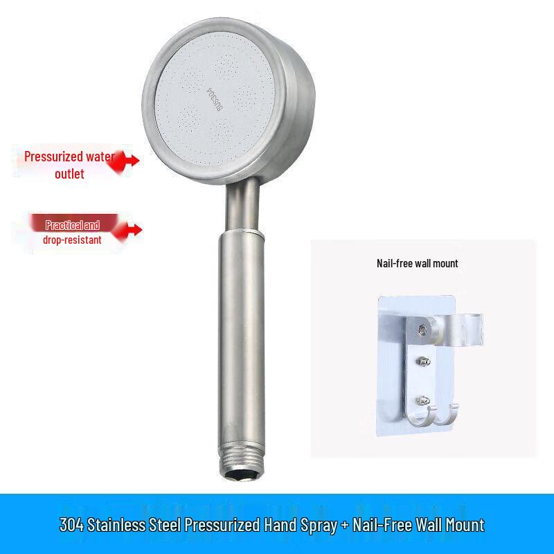 

LANGZHIWEN 304 Stainless Steel Handheld Shower Head