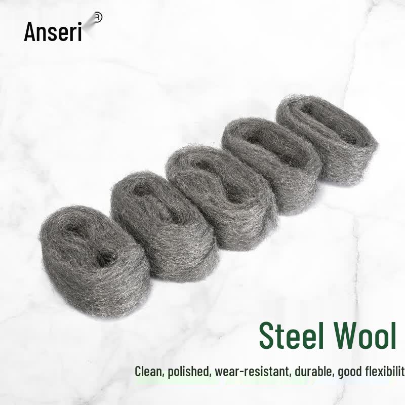 Anse Rui Steel Wool for Polishing and Cleaning 5 Pcs/Pack