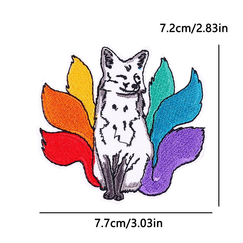 Cute Cat Duck Animal Cartoon Iron On Embroidery Patch for Kids Clothing Backpack Jacket School Bag Kawaii Design Decoration