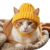 Knitted Pet Hat with Ear Holes Winter Warmer Dog Hat Elastic Puppy Beanie Cap Christmas Pet Thermal Accessories for Dogs & Cat