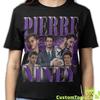 PIERRE NINEY SHIRT, Pierre Niney Vintage T-Shirt, Pierre Niney Retro 90s Bootleg Homage Merch, Funny Pierre Niney Tribute Rap Tees Fans Gift
