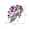 Squisite spille a forma di foglia multicolore scintillanti per donna  Spille Accessori Casual per Abbigliamento da Festa