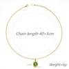 French Fashion Elegance Temperament Zircon Necklace Personalized Design Titanium Steel Necklace Women Do Not Fade Versatile