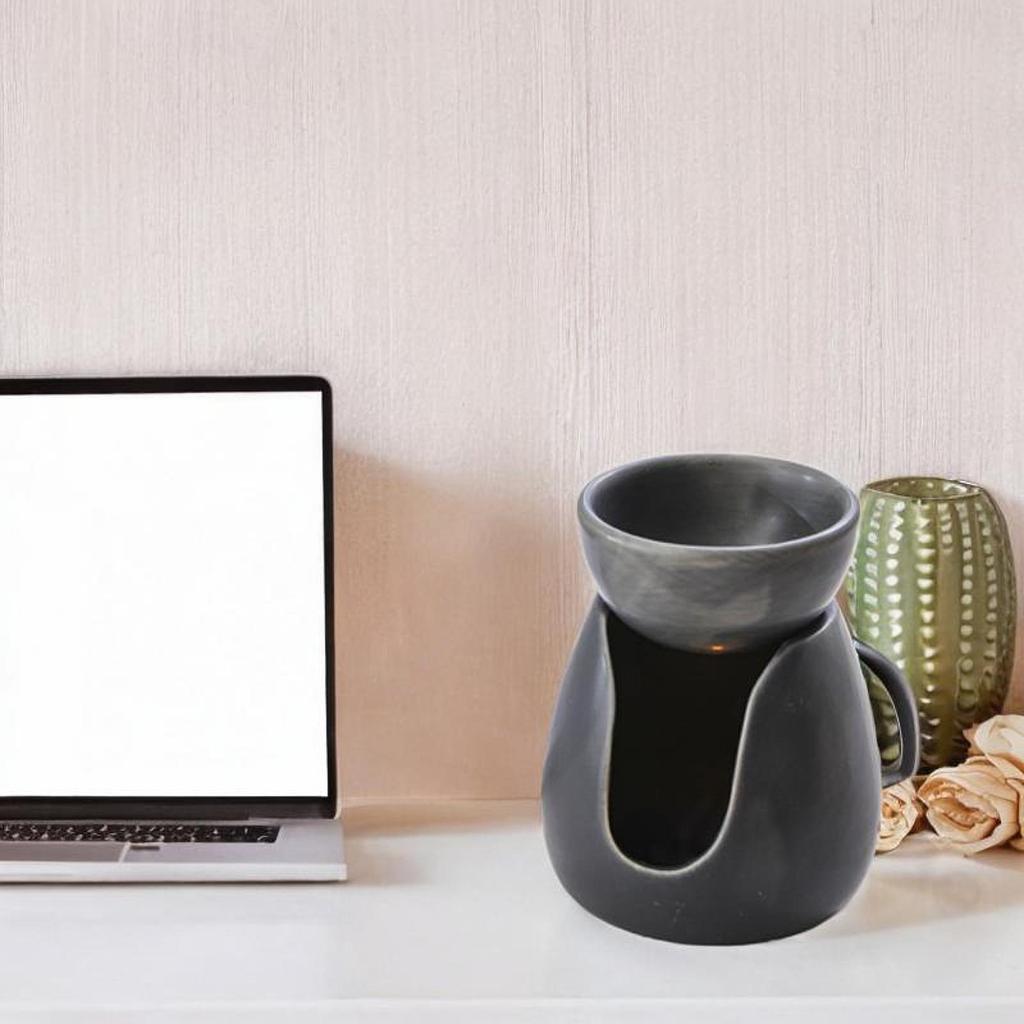 Essential Oil Burner Ceramic Tealight Candle Holder Decorative Aroma Burner Ceramic Oil Diffuser for Living Room Yoga Room