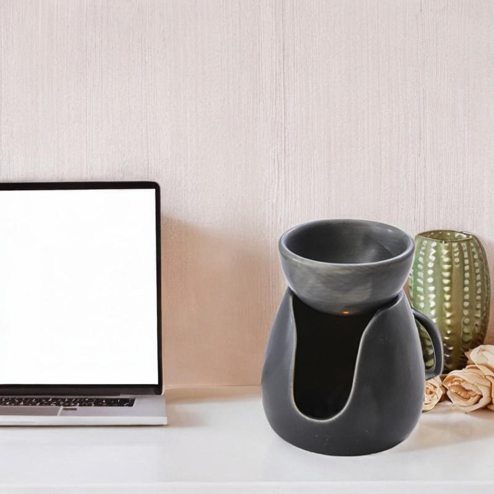 Essential Oil Burner Ceramic Tealight Candle Holder Decorative Aroma Burner Ceramic Oil Diffuser for Living Room Yoga Room