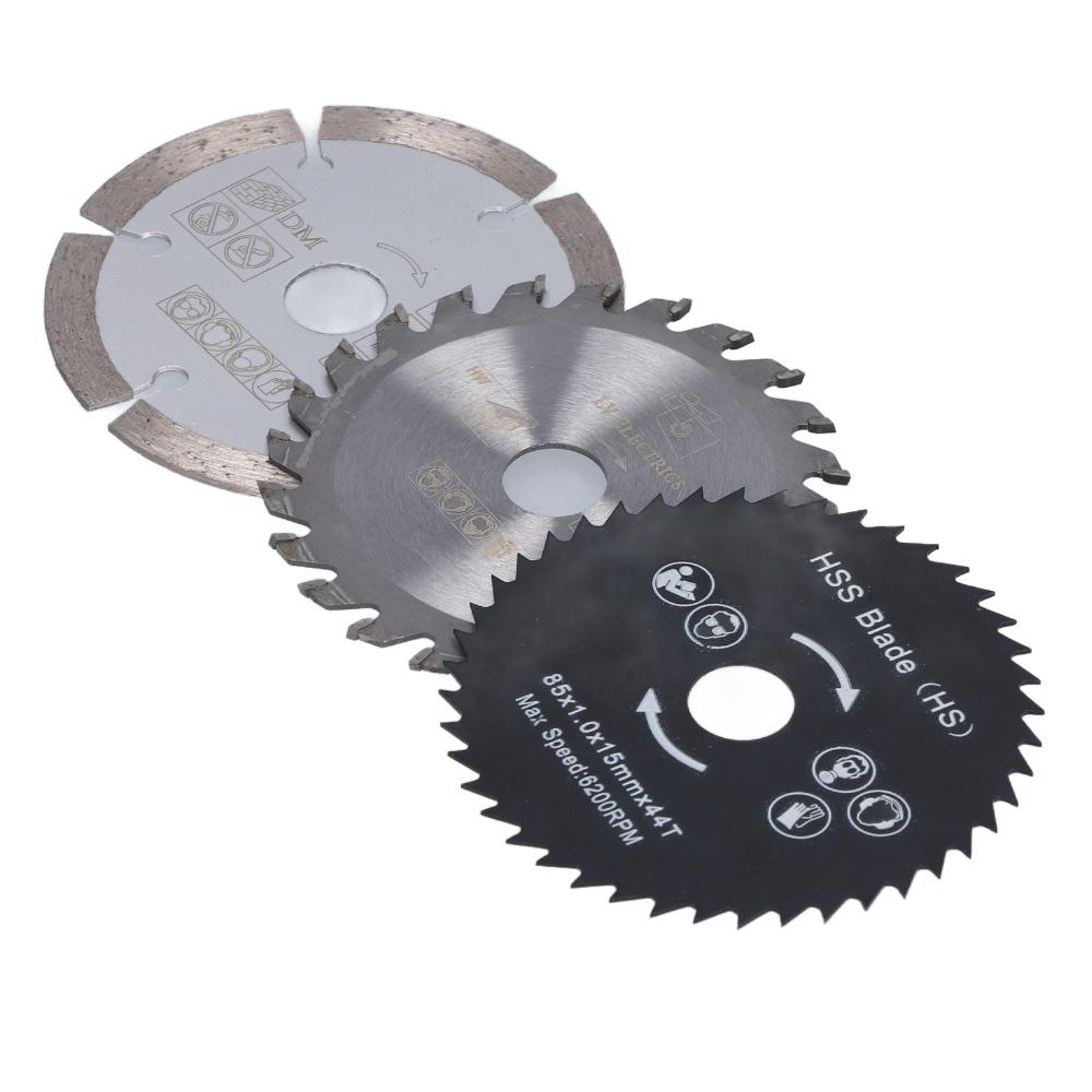 4pcs 3-3/8 Inch Diameter Mini Circular Saw Blade Circular Saw Blade Set  For Wood Plastic