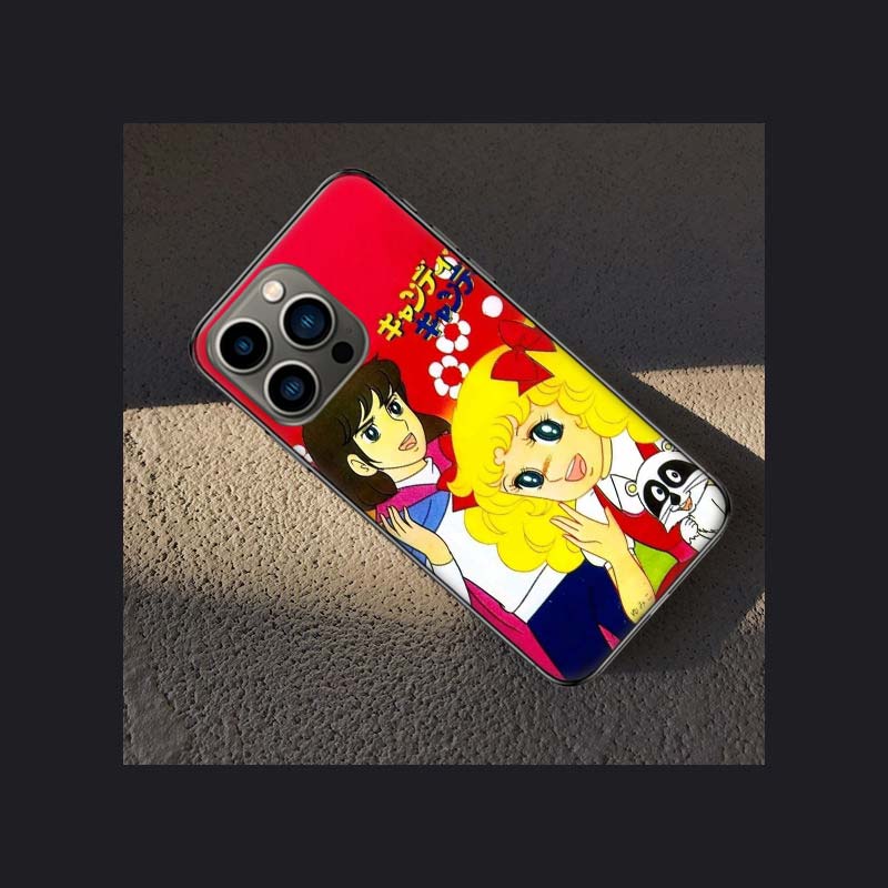 Anime Candy Candy Phone Case For Apple Iphone 16E 16 Pro Max 15 Plus Soft 13 12 Mini Cover 11 14 Pro Max Capa 8 7 SE Shell Coque