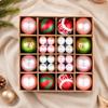 44 Pieces Multipurpose Spherical PET Christmas Tree Ornament with Hanging Loop
