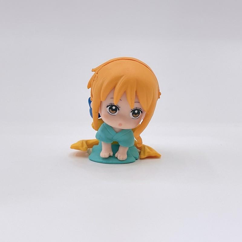 One Piece Anime Character Luffy Boys and Girls Bedroom Decorative Toy Kawaii Pvc Material Creative Model Doll Cartoon Gift