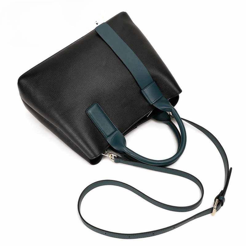 Dámská kabelka z hovězí kůže první vrstvy, nová dámská kabelka z pravé kůže, dámská crossbody taška s velkou kapacitou přes jedno rameno