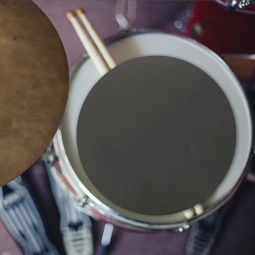 Drum Damping Pads Quiet Drum Practice Pads Impact-Resistant Foam 4 Pack 12-16 Inch Volume Control for Professional & Beginners