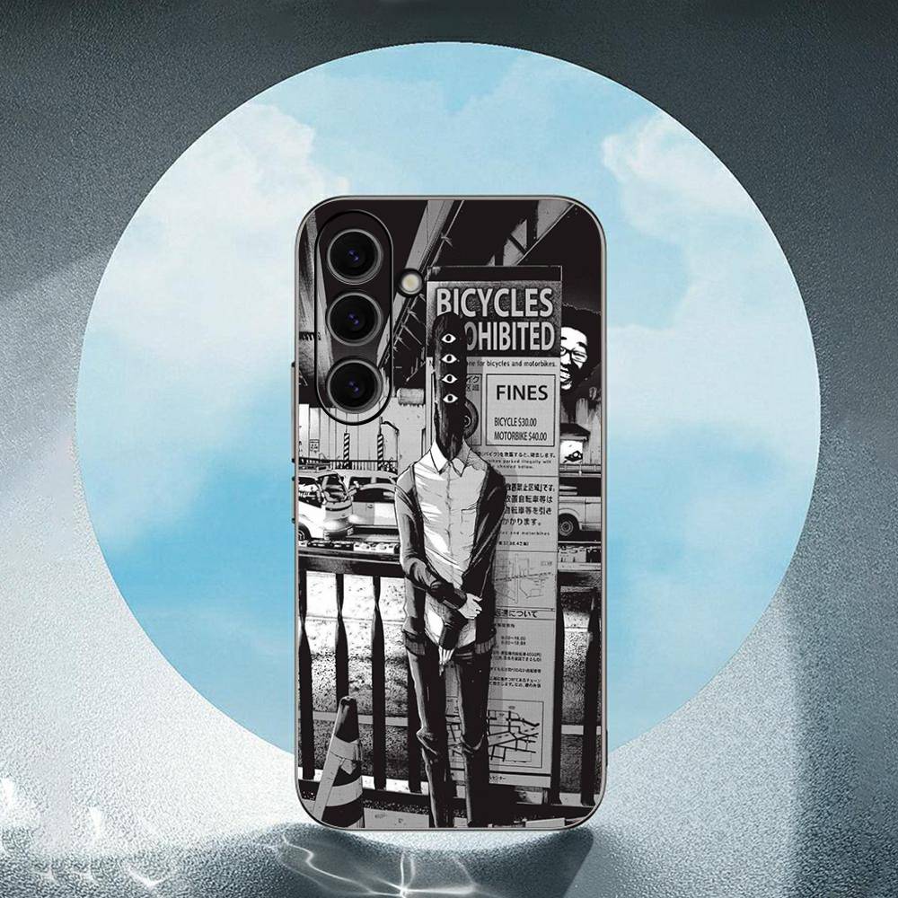 O-Oyasumi Punpun For Samsung Galaxy S23 S24 S25 Ultra S22 Plus S21 Black Soft Case Waterproof Soft Case