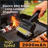 Cepillo Eléctrico para Parrilla de Alta Velocidad Acero Inoxidable Recargable Cepillo para Parrilla Uso en Casa