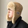 New Bomber Hat Thick Warm Fur Winter Cap for Men Women Earflap Pilot Hat Outdoor Ski Russian Fashionable Male Female Beanie Hat