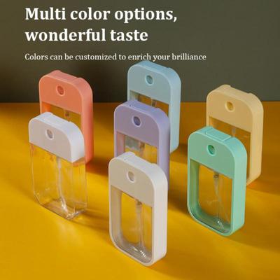 45ml Mini Card Spray Bottle Hand Sanitizer Bottles Refillable Bottle Travel Press Portable Sub-bottling Cosmetic Tool HMM
