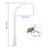 Baby Bed Bell Toy Rattles Bracket DIY Baby Crib Decoration Hanging Arm Bracket (H Style)White