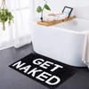 Creative Letters Bath Mat Soft Tufted Cute Bathroom Rug Entrance Doormat Living Room Apartment Home Decor Carpet