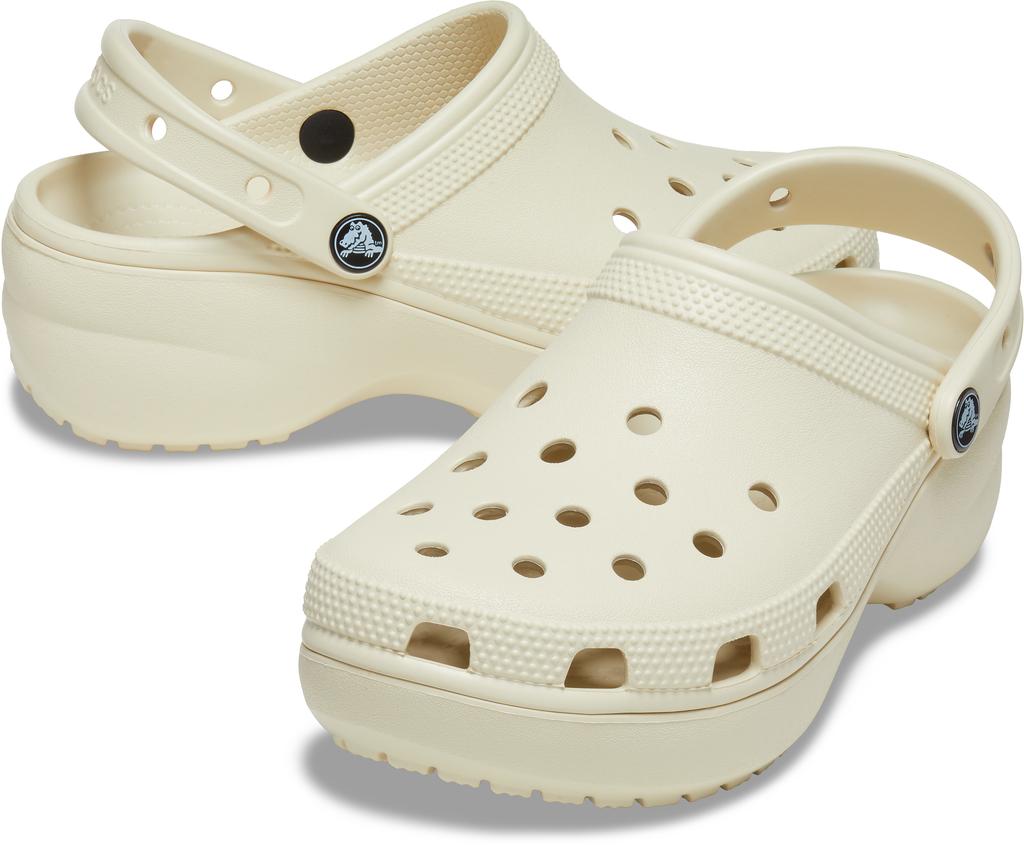 Sandals Crocs beige Classic Platform Clog