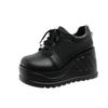 Punk Gothic Pumps Women 2025 New Thick Sole Brand Platform Mary Jane Shoes Wedge High Heels Party Cosplay Designer Lolita Shoes