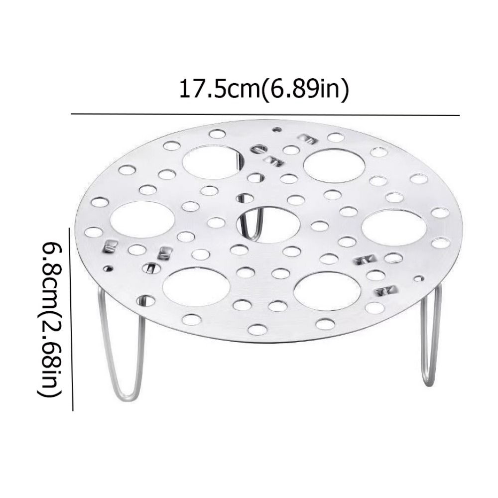 Stainless Steel Steamer Basket Folding Steam Grid Steamed Egg Rack  High Pressure Boiler