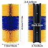 1Pcs 435mm Horse Grooming Brush Deep Massage Itch Relief Livestock Grooming Tool Quick-Connect System Back Scratching