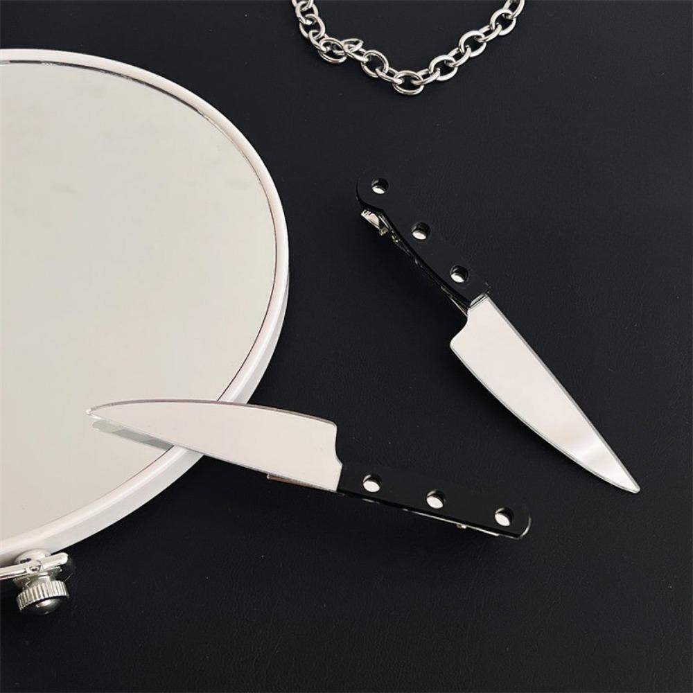 

2 шт. Креативні готичні шпильки для волосся у вигляді імітації ножа, шпильки для волосся на бічні пасма, смішні дивні ножі, головні убори, креативні для косплей-вечірок