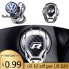 För VOLKSWAGEN VW 1 st Bil Enklicks Startknappar Skyddande Cover Dekoration För Volkswagen VW R Rline Polo Passat B5 B7 Golf