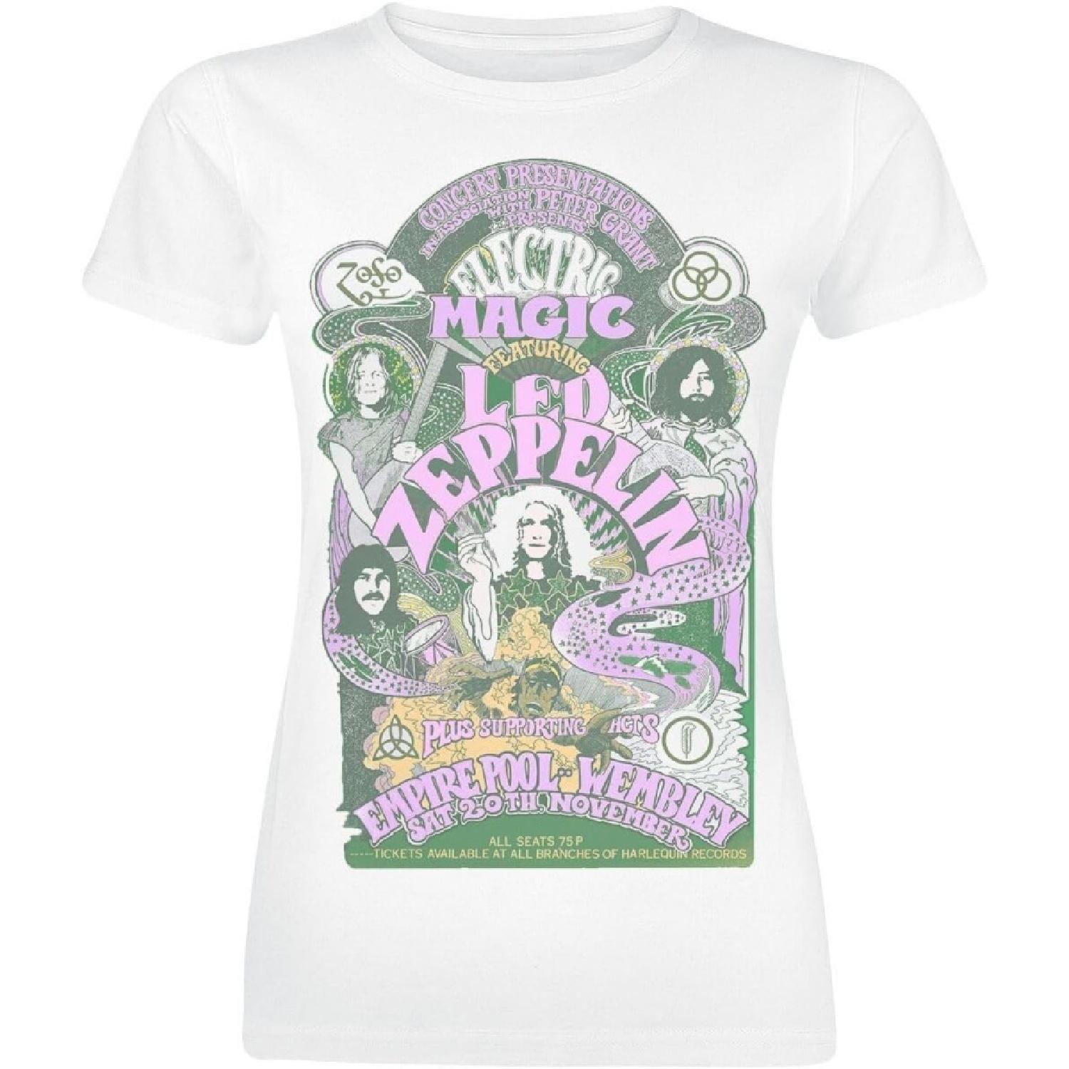 

Plastic Head Led Zeppelin Electric Magic White Womens Fitted T-Shirt (X-Large, x_l) XXXXXL білий