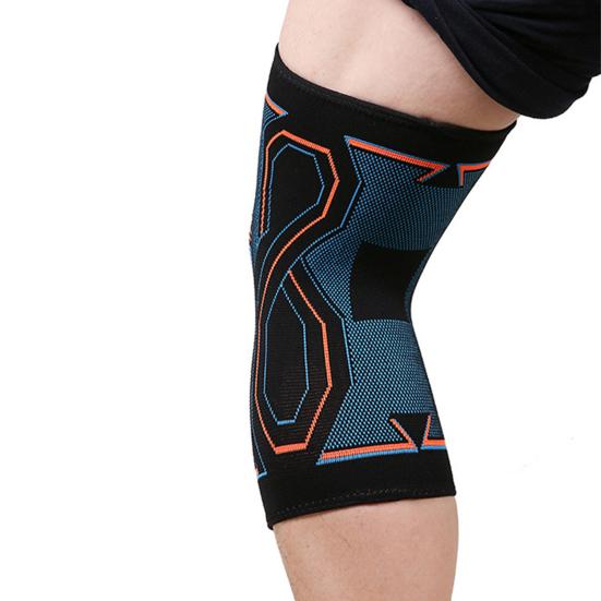 1 Pc Sports Knee Pad Breathable Elastic Comfortable to Wear Professional Sweat-absorption Protective