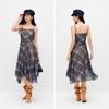 Semir Plaid Pleated Cami Dress