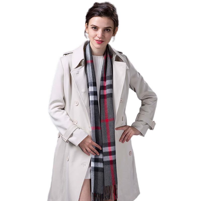 

HAOMAN TEXTILES Century British Style Wool Scarf 30cm x 180cm