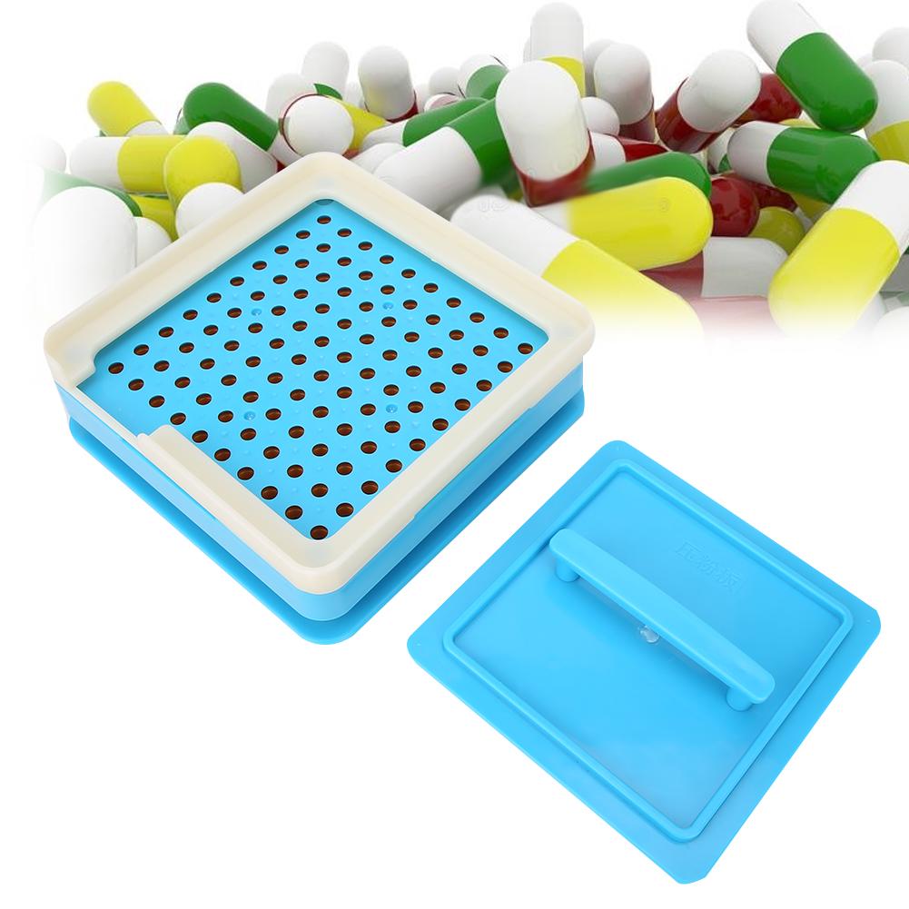 100 Holes Empty Capsule Plates Board Powder Tool Capsules Filling Machine