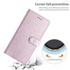 For iPhone 16 Case Silk Texture Leather Phone Cover Wallet with Credit Card Holder