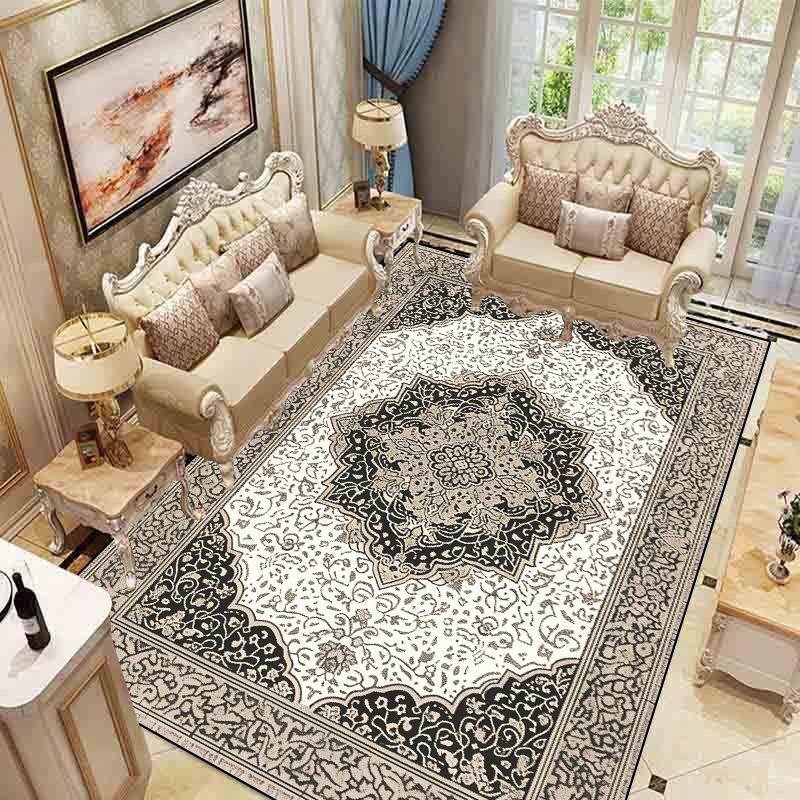 Retro Persia Carprt for Living Room Decoration Home American Style Sofa Area Rug 200x300 cm Washable Cloakroom Bedroom Floor Mat