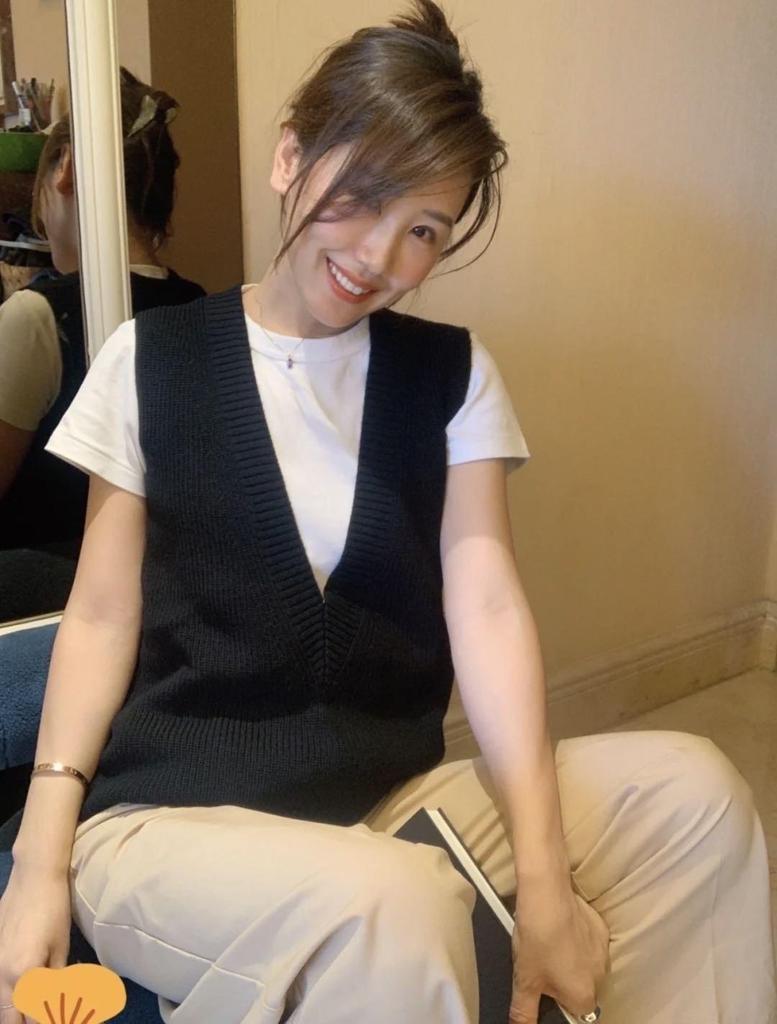 Women's Slimming V-Neck Knitted Wool Vest - Versatile Sleeveless Autumn/Winter Sweater for Layering