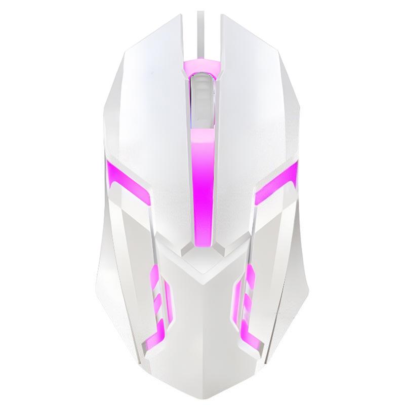 Esports Gaming Mouse, Wired, Cool Light, Usb Computer Interface, Business Office, Black And White, Multiple Types To Choose From