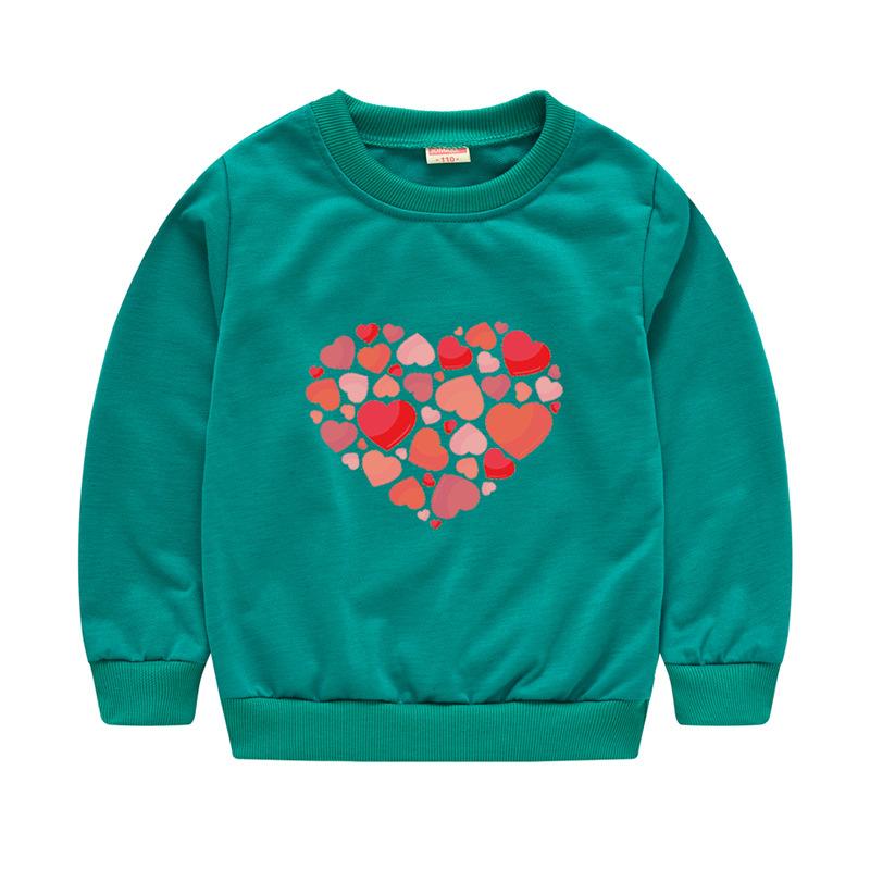 Children's Children's New Year Red Pullover Sweater Baby Cute Cartoon Avatar Round Neck Bottoming Shirt Tops