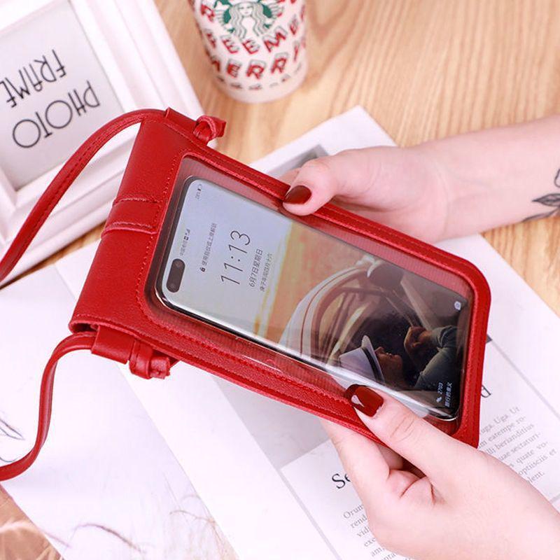 Damen 7-Zoll Touchscreen Crossbody Handytasche mit Münzbörse, 2022 Edition