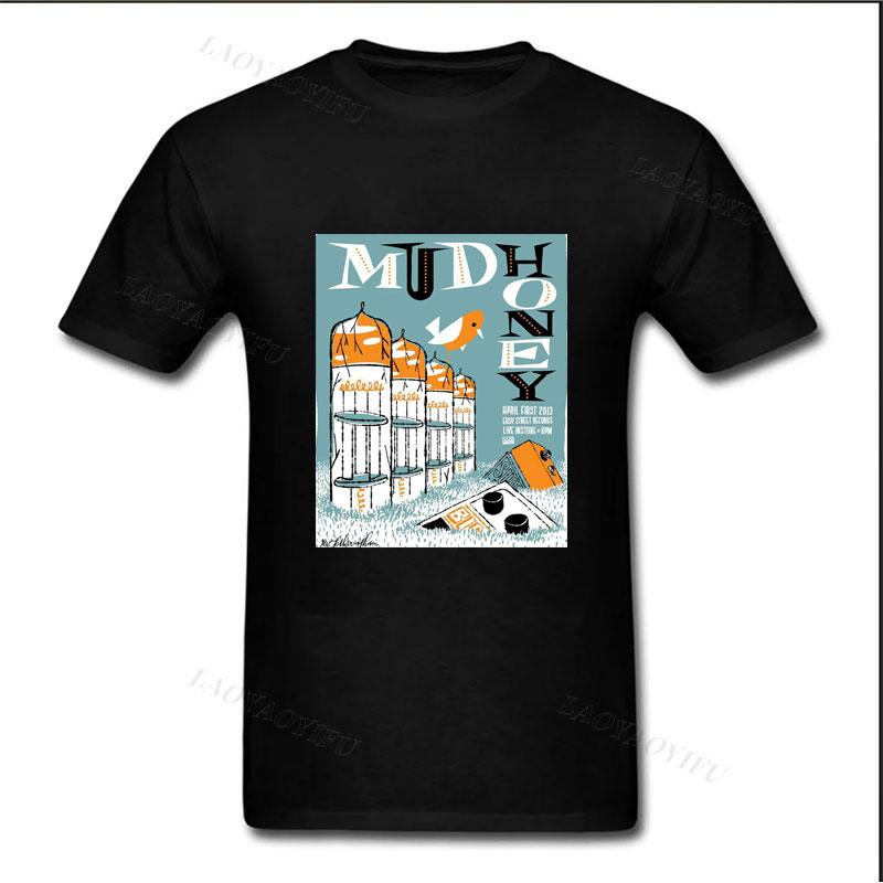Camisetas Mudhoney Vintage 90s Grunge Punk Rock Band T Shirt Polyester Cheap Goth Cool Fashion Special Styley2k Clothes