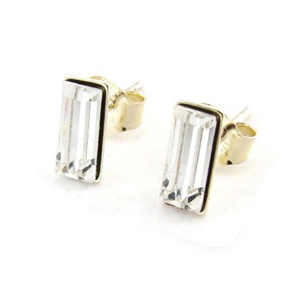 Les Trésors De Lily [F3932] - White Silver Rectangle Brilliant